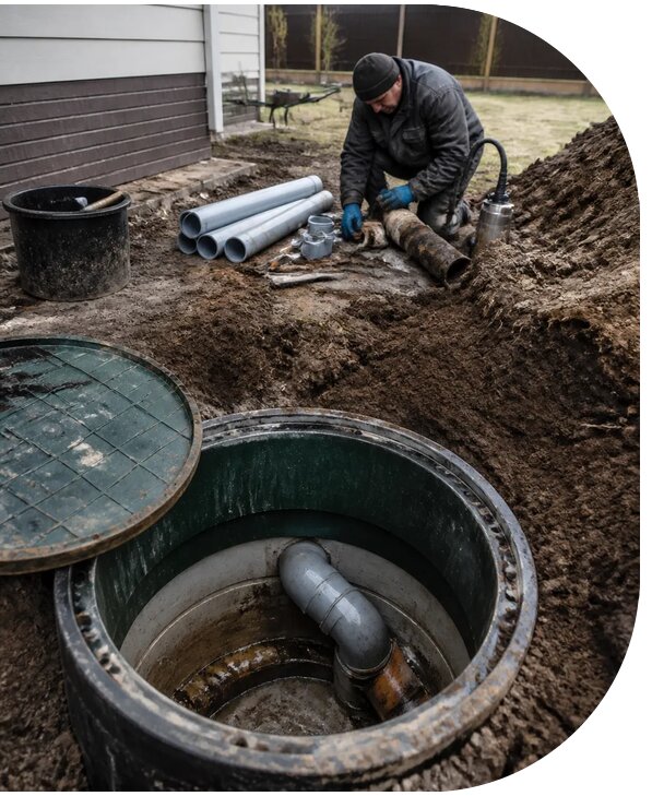 Профессиональный ремонт септика в Шумерле с гарантией на работы